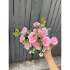 Hoa giả Combo 5-10 cành Hoa Hồng Tỷ Muội Lụa Hồng Sophia - Giá chỉ 140.000 VNĐ 7