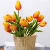 Hoa Giả Combo 5 cành Tulip 33cm - Nhiều màu, decor nhà cửa, giá 35.700₫ 9