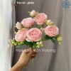 Hoa Giả Trà Nở Cành 5 Bông 4 Nụ Cắm Bình - Giá Ưu Đãi 31,603₫ (Giảm 22%) 7
