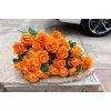 Hoa hồng giả 65cm 2 bông 1 nụ đa màu tự nhiên - Trang trí tiệc cưới, nhà, 9.900₫ 8