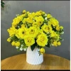 Hoa lụa cao cấp combo 4 cành hoa hồng tỷ muội 25cm tặng 1 bình nhựa cứng 7 hoa 7 nụ giá 155.000 VND 5