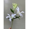 Hoa Ly Giả Cánh Xoăn Bông Size Lớn Vải Lụa Cành Cao 70cm Trang Trí Nhà Cửa 58k 4