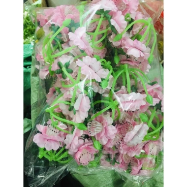 Hoa mai chùm 0,5kg + hoa đào chùm giả L2 - Trang trí Tết siêu rẻ 31.000₫ 4
