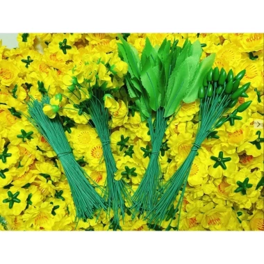 Hoa Mai Giả & Hoa Đào Giả Trang Trí Tết - Siêu Đẹp, Chất Lượng, Giá Rẻ 27.000 VND 9