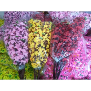 Hoa Mai và Đào Lụa Giả Trang Trí Tết - Decor Hội Chợ Xuân Giá 26.400₫ 8