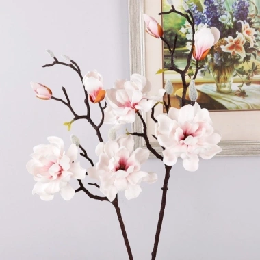 Hoa Mộc Lan Nhân Tạo DESPITEGO - Bình Hoa EVA Handmade, Mô Phỏng Thực Tế, Giá Ưu Đãi 132.948₫ 4