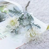 Hoa móng vuốt cua nhân tạo 2 nhánh ngắn phong cách pincushion – trang trí lễ hội, vòng hoa, bình hoa cho phòng cưới 10