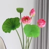 Hoa sen giả Quan Âm lụa cao cấp - Decor phòng khách, nhà hàng, giảm còn 34k 3