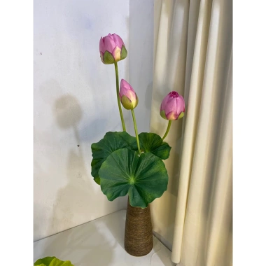 Hoa sen lụa decor sang trọng, trang trí nhà cửa - Giá ưu đãi 50.000 VND