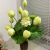 Hoa sen lụa trang trí sang trọng, giá ưu đãi 99.000đ, decor nội thất, chất liệu mềm mại, thiết kế tinh tế 3