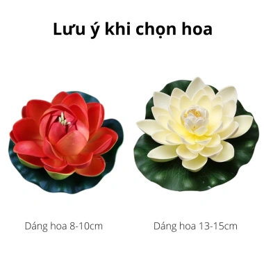 Hoa Sen Xốp Thả Bát Nước Sen Giả Trang Trí Hồ Cá Tiểu Cảnh - Giá ưu đãi 13.900₫ 2