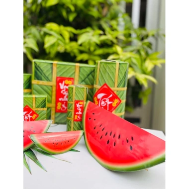 Hỏa tốc 1h - Set 9 Mô Hình Bánh Chưng Trang Trí Tết 2.026 Giá Ưu Đãi 23.000 VND