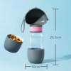 Hỏa Tốc Bình Đựng Nước và Đồ Ăn Cầm Tay Di Động Cho Chó Mèo - Cao Cấp Tiện Lợi Khi Đi Dạo và Du Lịch Giá 96.000 VND 9