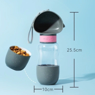Hỏa Tốc Bình Đựng Nước và Đồ Ăn Cầm Tay Di Động Cho Chó Mèo - Cao Cấp Tiện Lợi Khi Đi Dạo và Du Lịch Giá 96.000 VND 9