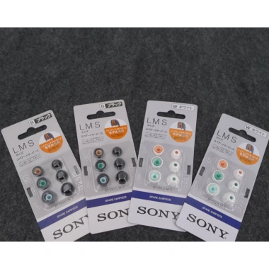 Hỏa Tốc Bộ núm tai nghe Sony Fullbox cao su chống ồn đa màu, đủ size, giá ưu đãi 79.000₫