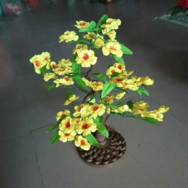 Hoả Tốc Cây hoa mai đào mini 50cm để bàn - Trang trí Tết siêu đẹp, chỉ 45.000đ 8