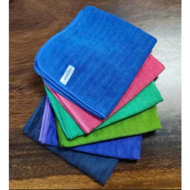 HỎA TỐC Combo 3 Khăn Lau Microfiber Homeinno 30x35cm Siêu Bền, Không Ra Lông Lau Bàn, Lau Kính