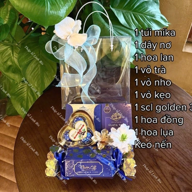 HOÀ TỐC Giỏ Quà Tết Túi Mica 2.026 Sang Trọng - Giá 189.000, Giảm 20% 8