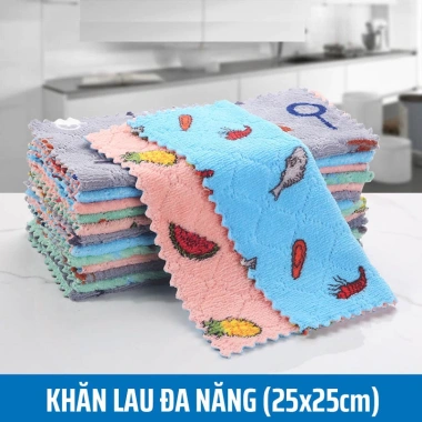 Hoả Tốc HCM Combo 10 Khăn Lau Bếp Đa Năng Hoa Thú Siêu Thấm 2 Mặt 25x25cm 38.999₫ 3 Hoả Tốc HCM Combo 10 Khăn Lau Bếp Đa Năng Hoa Thú Siêu Thấm 2 Mặt 25x25cm 38.999₫ 3