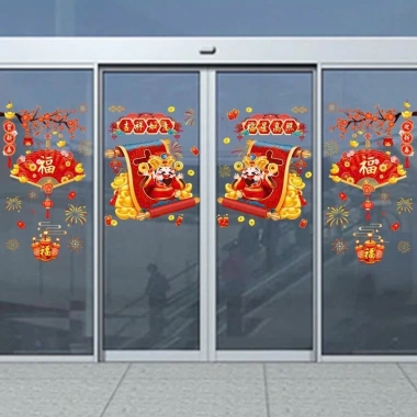 HOA TOC HCM Decal dán Tết 2.026 - Dán kính, tường năm mới, keo dán, giá ưu đãi 79.000₫ 8