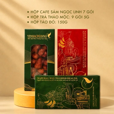Hoả tốc HCM - Hộp quà Tết Yến Sào Khang 8-12g, yến hũ chưng sẵn, quà tặng đối tác, thầy cô, giảm giá 799k 5