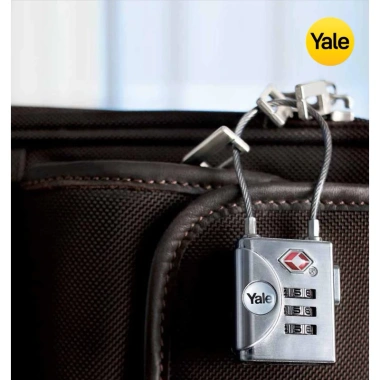 Hỏa tốc HCM - Ổ khóa số Yale YTP3/32/350/1 rộng 32mm TSA, bảo mật cao, dùng cho khóa vali - MSOFT