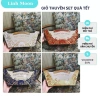 Hỏa Tốc Kèm Màng CO 4 Khay Thuyền Giỏ Quà Tết 2.026 Có Đế Lót Đựng Bánh Kẹo 29k