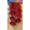 Hoa vải lụa Lan hồ điệp 9 bông cánh xoăn dài 1m - Cao cấp, Giá ưu đãi 25.000đ 10