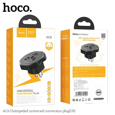 Hoco Phích Cắm Sạc AC6 Đa Năng - Ổ Điện EU Tiện Dụng Khi Du Lịch, Giá 90.000 VND 9 Hoco Phích Cắm Sạc AC6 Đa Năng - Ổ Điện EU Tiện Dụng Khi Du Lịch, Giá 90.000 VND 9