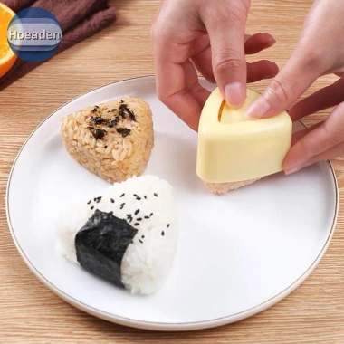 Hoeaden Khuôn DIY Sushi Onigiri Cơm Bento Nhật Bản - Máy Làm Sushi Giá 28.160 VND 5