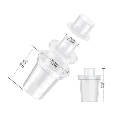 Homein 6 Hộp Đựng Sữa Bột BPA-Free, Hộp Thức Ăn Trong Suốt Di Động Du Lịch 74.800₫