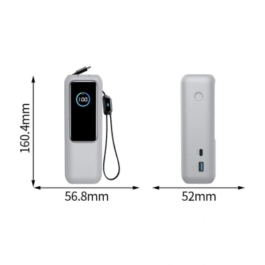 HOMELYHUB Silicone Vỏ Bảo Vệ Chống Sốc Chống Bụi cho Anker Zolo 25.000mAh 165W Du Lịch 2