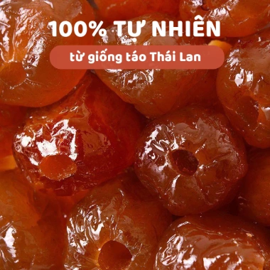 Hồng táo sấy dẻo 500gr - Táo sấy dẻo không hạt Thái Lan, giá 53.900₫ 4 Hồng táo sấy dẻo 500gr - Táo sấy dẻo không hạt Thái Lan, giá 53.900₫ 4
