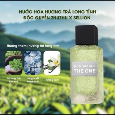 Honorble The One Nước hoa Trà Long Tĩnh 100ml Hương Cam Quýt, Bạch Đậu Khấu, Nhài, Trà Xanh mát lạnh chỉ 190k