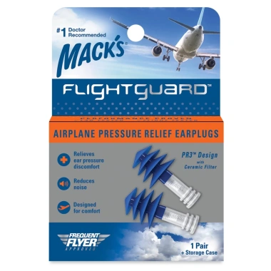 Hộp 1 đôi nút bịt tai Mack's Flightguard – Chống ù, giảm áp suất khi bay, 139k 2 Hộp 1 đôi nút bịt tai Mack's Flightguard – Chống ù, giảm áp suất khi bay, 139k 2