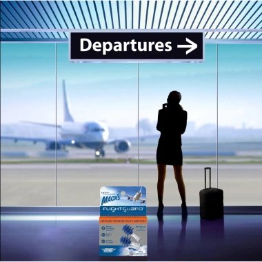 Hộp 1 đôi nút bịt tai Mack's Flightguard – Chống ù, giảm áp suất khi bay, 139k