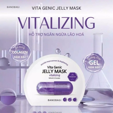 Hộp 10 miếng Mặt nạ BANOBAGI Vita Genic Jelly Stem Cell 30ml - Dưỡng da, Giá 185.000đ