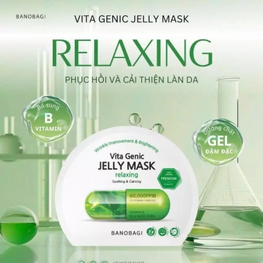 Hộp 10 miếng Mặt nạ BANOBAGI Vita Genic Jelly Stem Cell 30ml - Dưỡng da, Giá 185.000đ