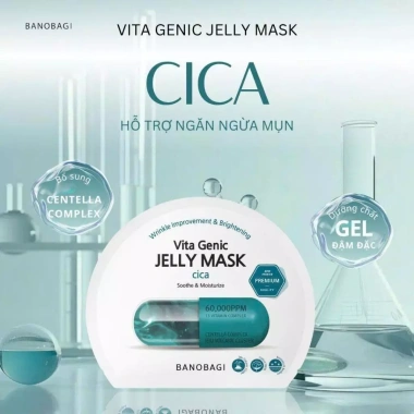 Hộp 10 miếng Mặt nạ BANOBAGI Vita Genic Jelly Stem Cell 30ml - Dưỡng da, Giá 185.000đ