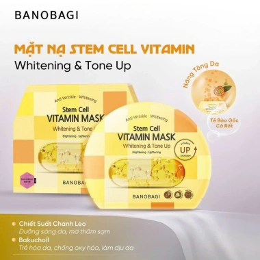 Hộp 10 miếng Mặt nạ BANOBAGI Vita Genic Jelly Stem Cell 30ml - Dưỡng da, Giá 185.000đ 10 Hộp 10 miếng Mặt nạ BANOBAGI Vita Genic Jelly Stem Cell 30ml - Dưỡng da, Giá 185.000đ 10