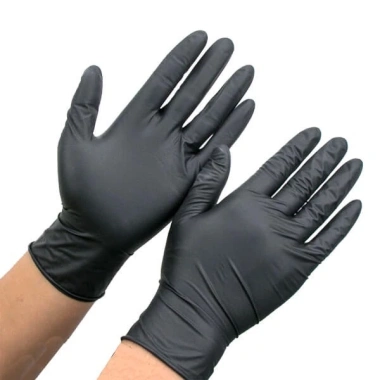 Hộp 100 Găng Tay Y tế Đen Nitrile Không Bột - Spa, Phun Xăm, Tóc, Giá 69.000₫ 2