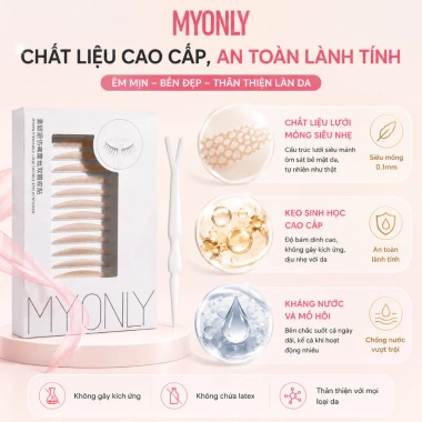 Hộp 100 Nhãn Dán Myonly Tạo Mắt Hai Mí Vô Hình - Đầy Đủ Kích Thước, Giá Siêu Tiết Kiệm 18.200₫