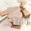 Hộp 100 tờ Giấy Kraft Cứng Cao Cấp - Giấy Note, Thẻ Trắng Viết Tay Tiếng Anh 2