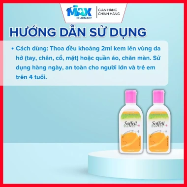 Hộp 12 chai Kem Bôi Da Chống Muỗi Soffell 60ml - Giảm 22% - Bảo vệ da, diệt muỗi