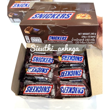 Hộp 12 thanh kẹo mềm Socola Snickers 20g - Giá chỉ 105.000đ, giảm tới 30%