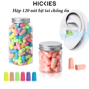 Hộp 120 Nút Bịt Tai Hickies PU Chống Ồn Hiệu Quả - Giá 28.500đ