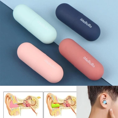 Hộp 2 Nút Bịt Tai Bọt Biển Hickies Lacing System - Giảm Tiếng Ồn Khi Ngủ, Giá 34.000 VND 6