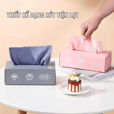 Hộp 20 Khăn Lau Bếp MIA – Thấm hút đa năng, tái sử dụng, sạch bát đĩa, chỉ 28.420₫ 4
