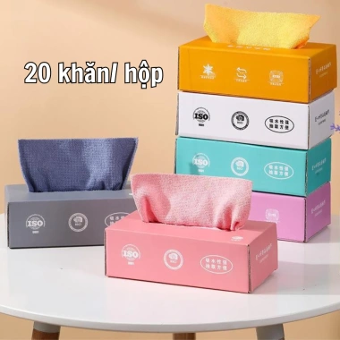 Hộp 20 Khăn Lau Bếp MIA – Thấm hút đa năng, tái sử dụng, sạch bát đĩa, chỉ 28.420₫ 8