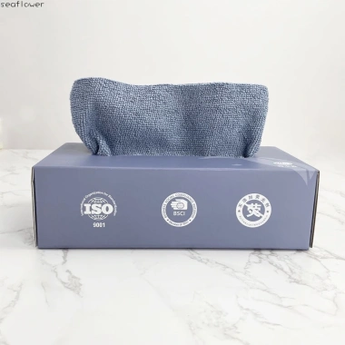 Hộp 20 Khăn Lau Bếp Rút Tiện Lợi - Siêu Thấm Hút, Tái Sử Dụng, Giá 32.000